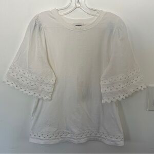 SANDRO T-Shirt white Size Small (FR 1)